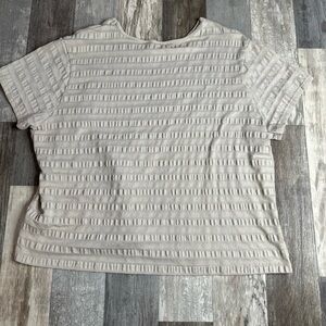 Basic Editions, Womens 3X, Tan Blouse